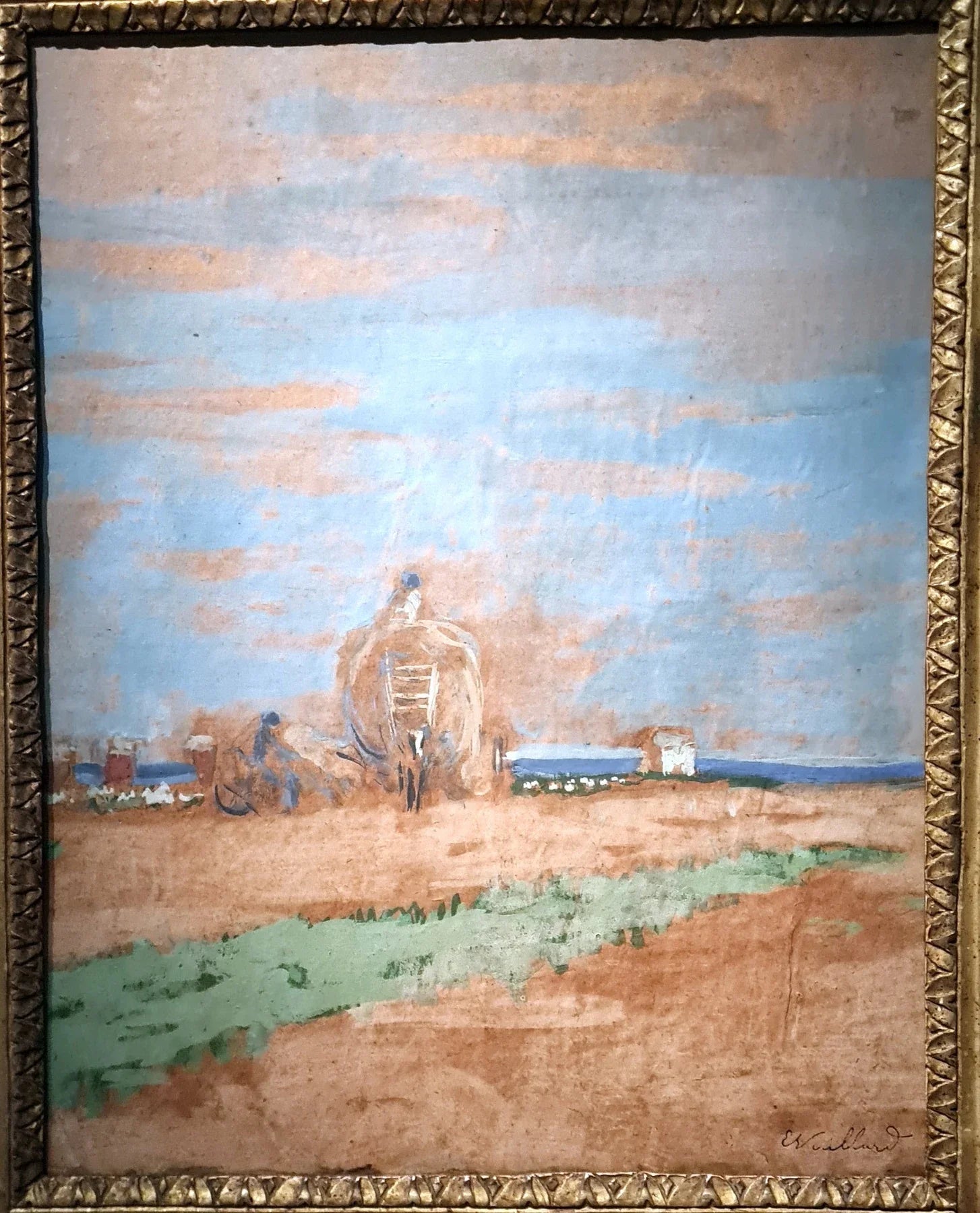 La Rentrée des blés, peinture de Édouard Vuillard