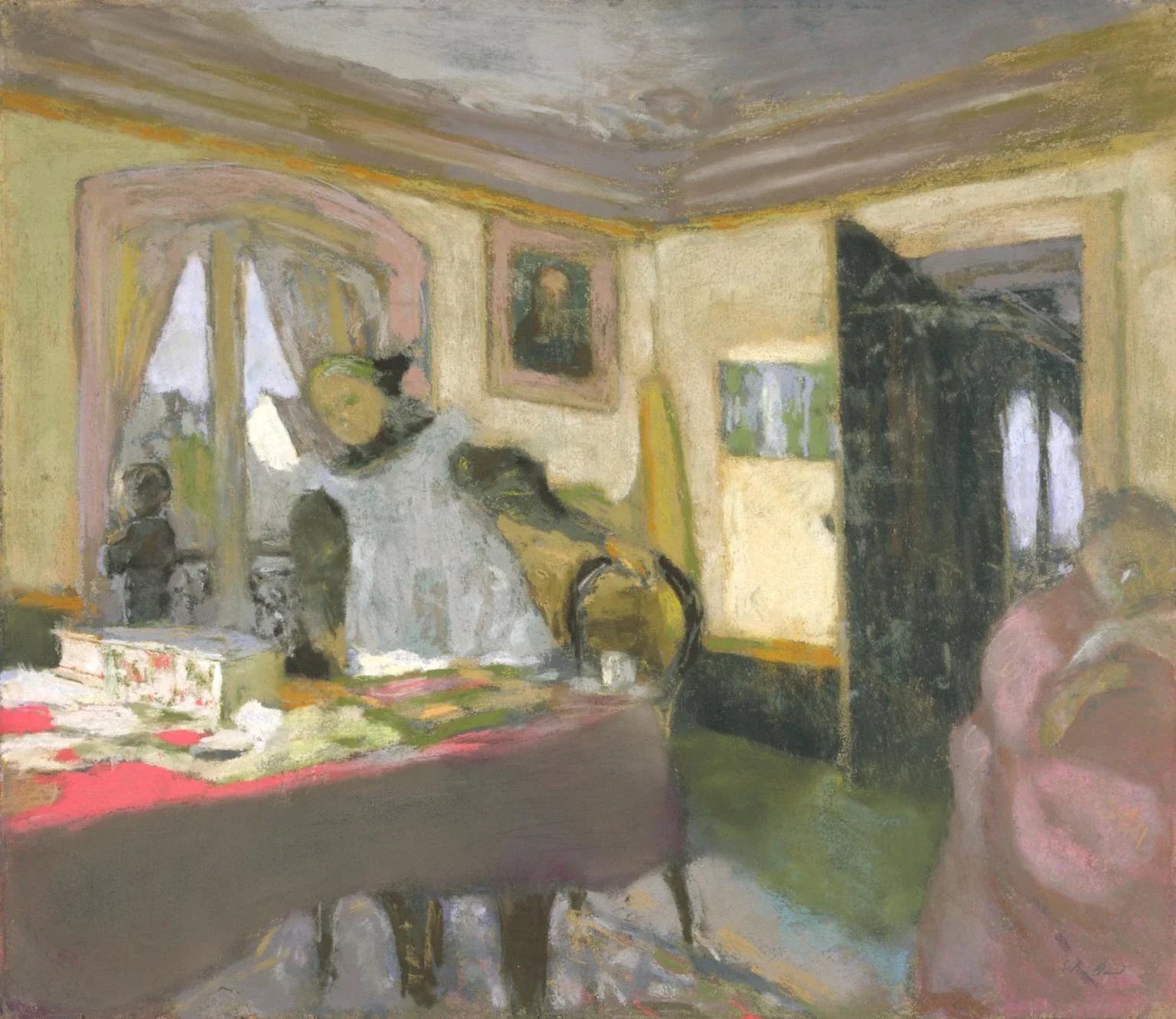 La Table chargée, peinture de Édouard Vuillard
