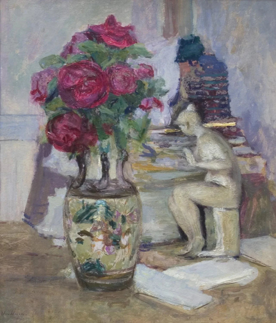 Fleurs avec Léda - Édouard Vuillard