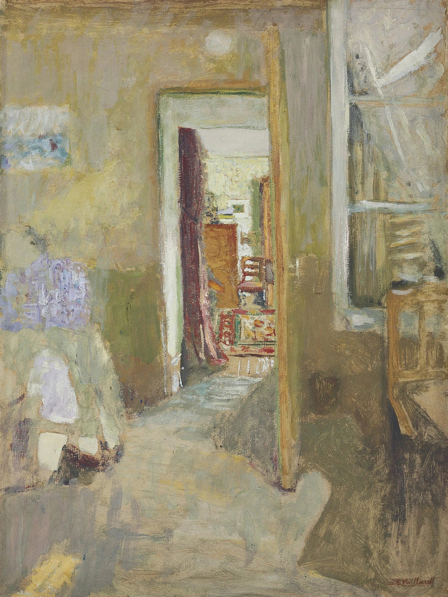 La Porte ouverte, peinture de Édouard Vuillard