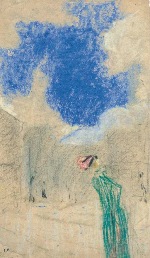 La Robe verte, peinture de Édouard Vuillard