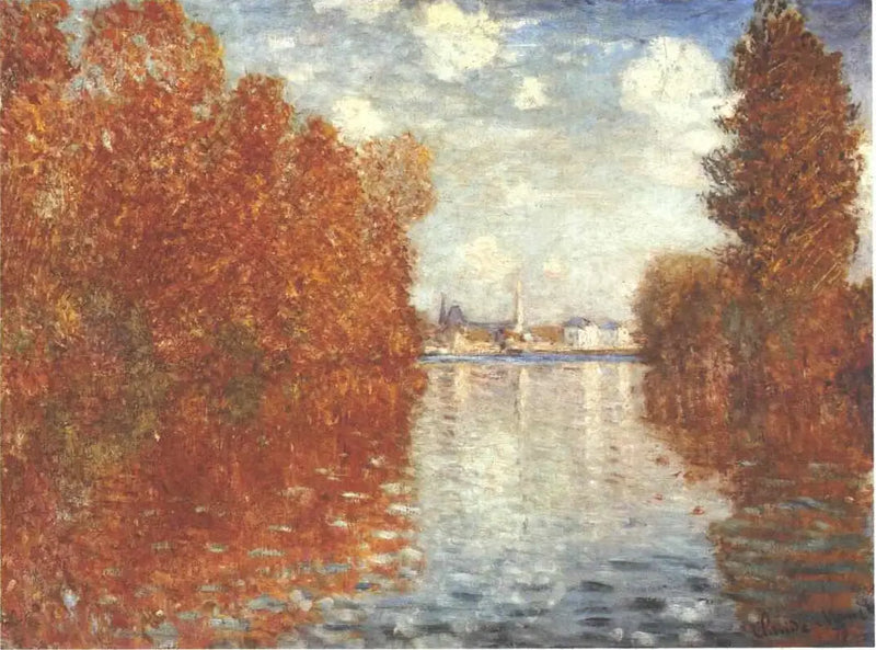 Herbststimmung in Argenteuil - Claude Monet