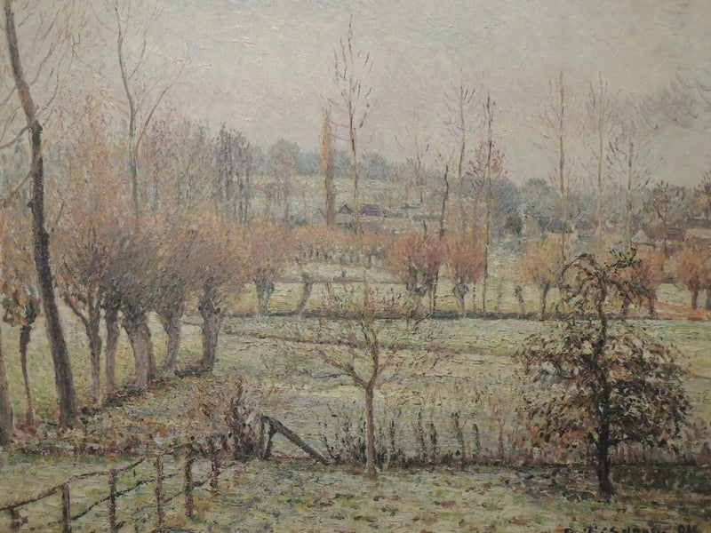 Schneeeffekt in Éragny - Camille Pissarro