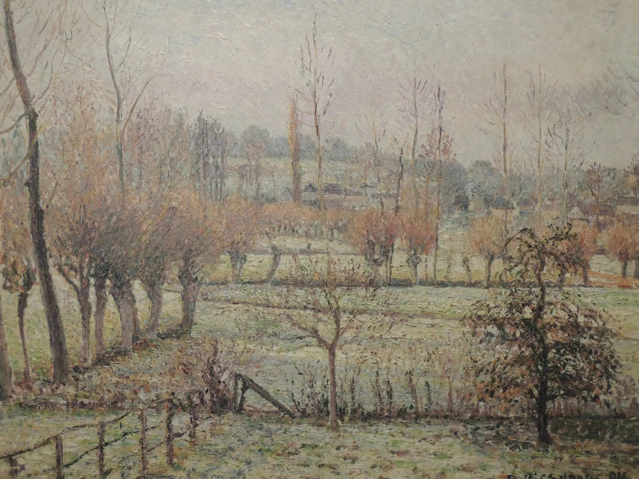 Schneeeffekt in Éragny - Camille Pissarro