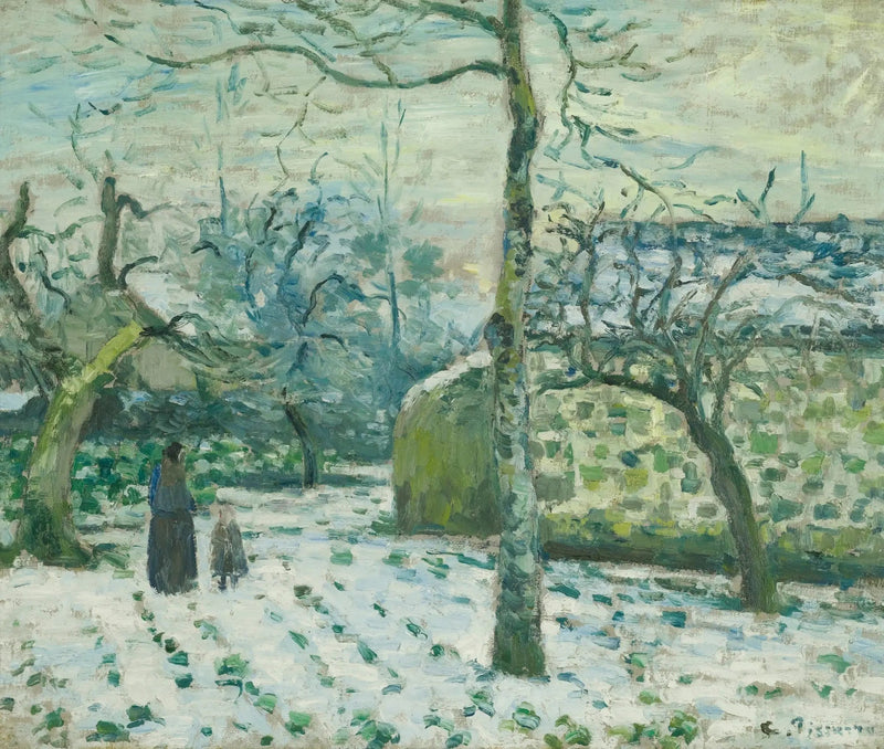 Schneeeffekt in Montfoucault - Camille Pissarro