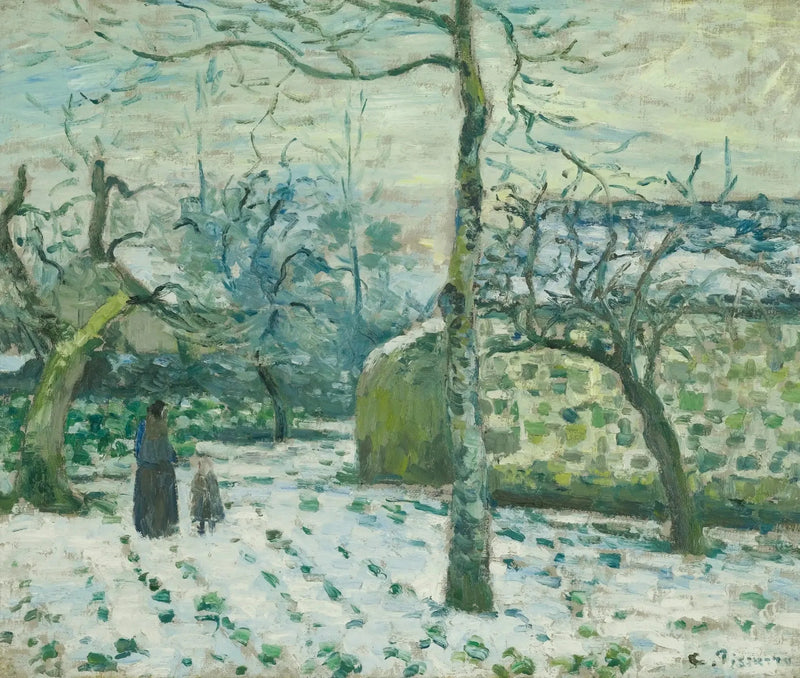 Schneeeffekt in Montfoucault - Camille Pissarro