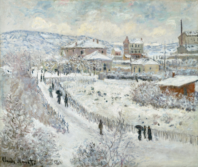 Schneeeffekt in Argenteuil W358 - Claude Monet