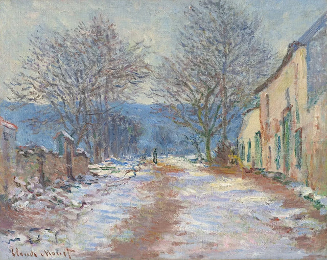 Schneeeffekt in Limetz W1056 - Claude Monet