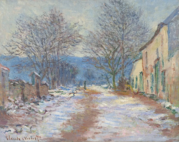Schneeeffekt in Limetz W1056 - Claude Monet