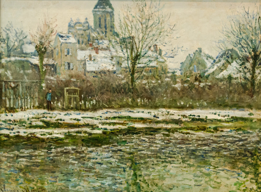 Schneeeffekt in Vétheuil, Orsay W506 - Claude Monet