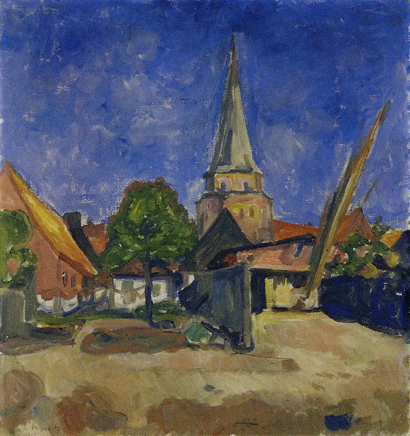 Kirche in Travemünde - Edvard Munch