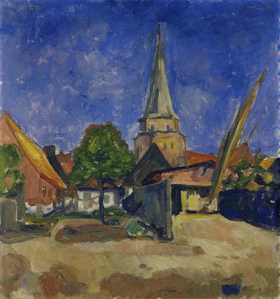 Kirche in Travemünde - Edvard Munch
