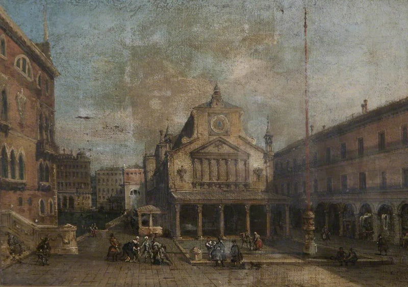 Kirche von San Giacometto, Venedig - Francesco Guardi