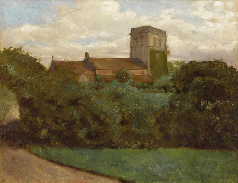 Tottenham-Kirche, London, 1869 - Albert Bierstadt