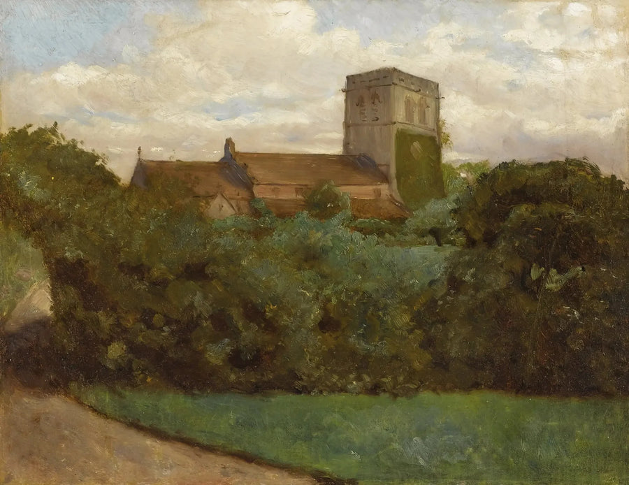 Tottenham-Kirche, London, 1869 - Albert Bierstadt