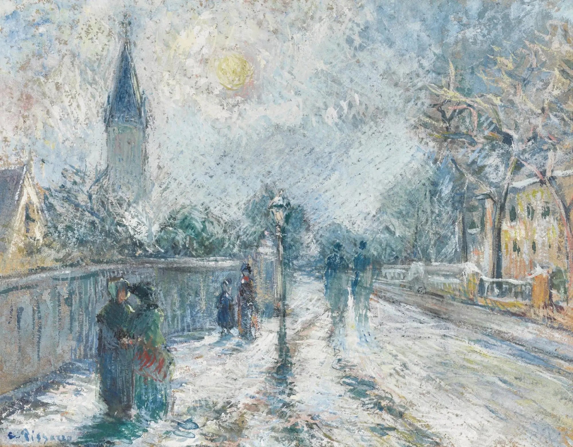 Église de Tous les Saints - Camille Pissarro image 1 reproduction artisanale de tableau