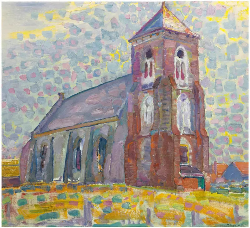 Kirche von Zoutelande - Piet Mondrian