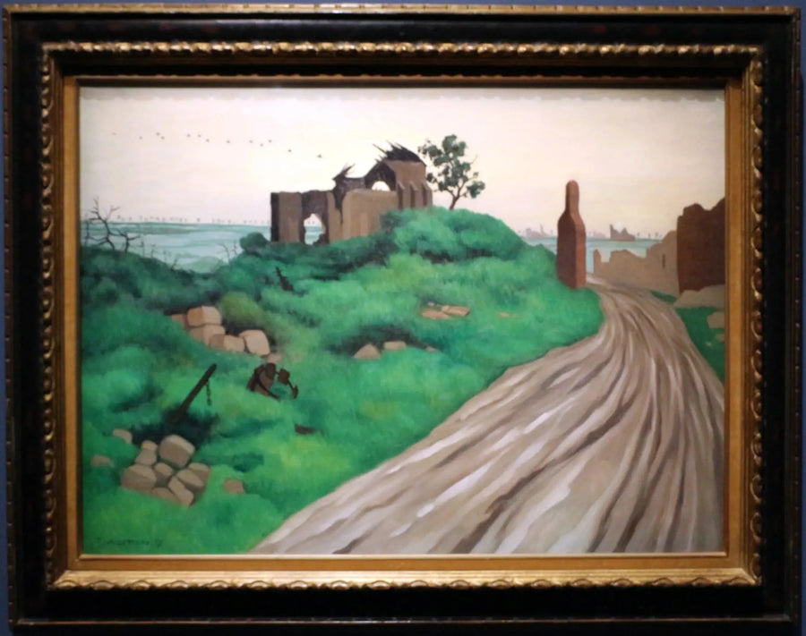 Ruinen der Hurlus-Kirche - Félix Vallotton