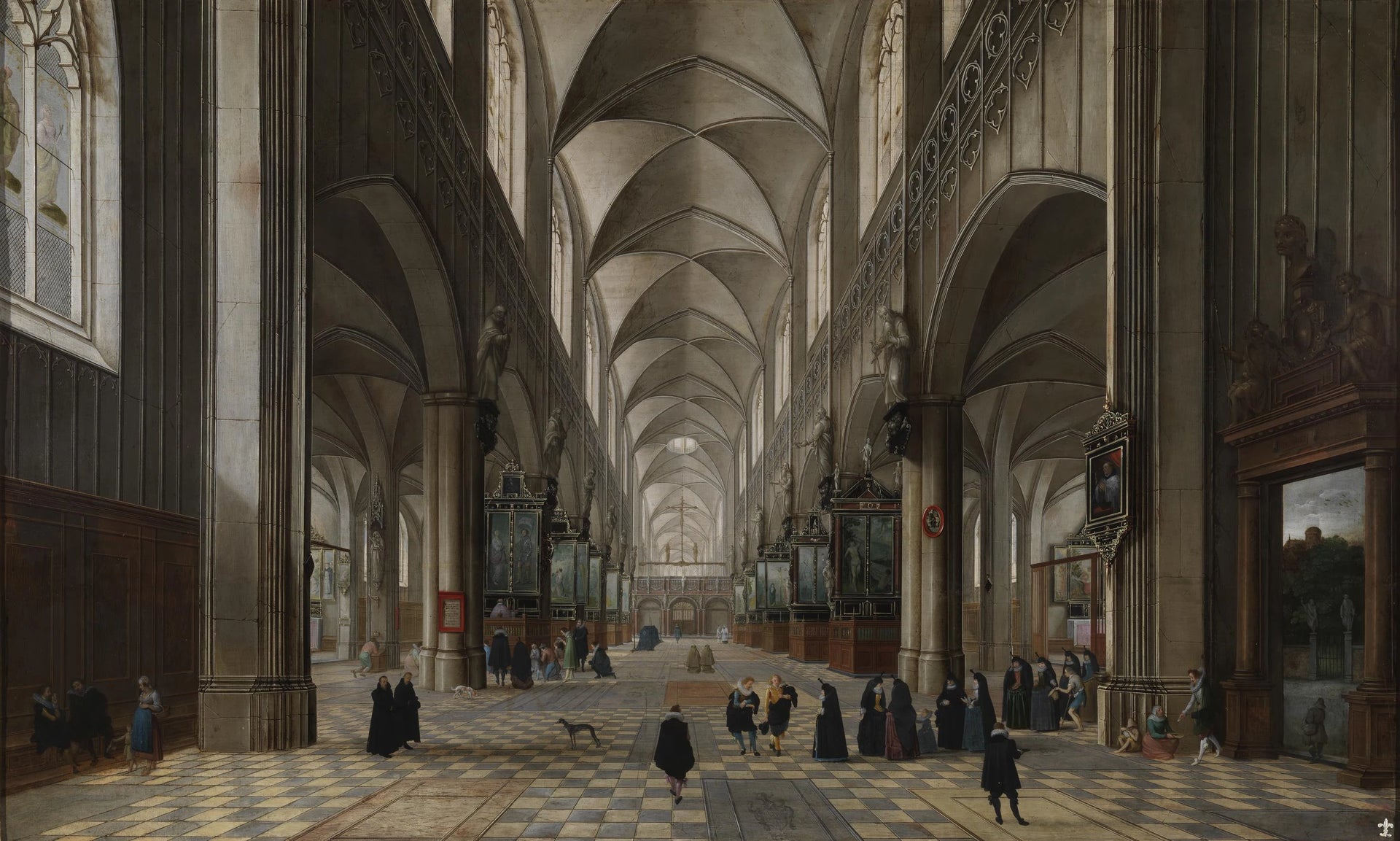 L'Église en Flandre ou La Messe - Pieter Neefs l'Ancien