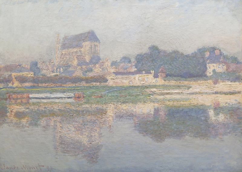 Kirche von Vernon, Sonne W1387 - Claude Monet