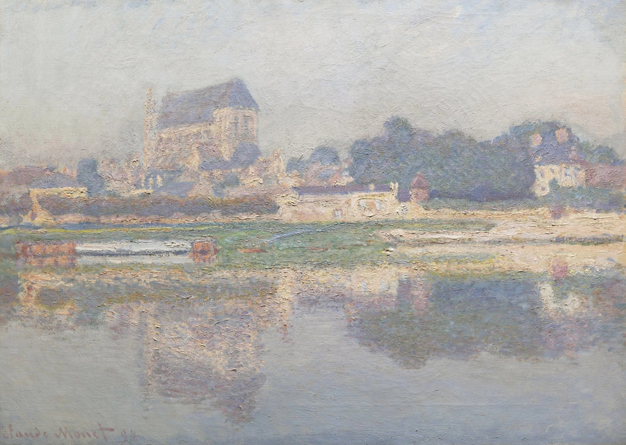 Kirche von Vernon, Sonne W1387 - Claude Monet