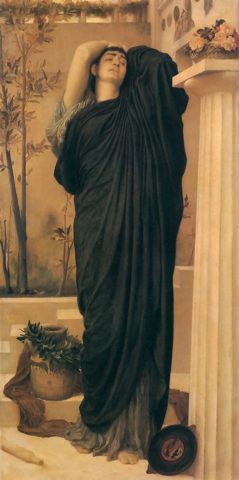 Électre auf dem Grab von Agamemnon - Frederic Leighton