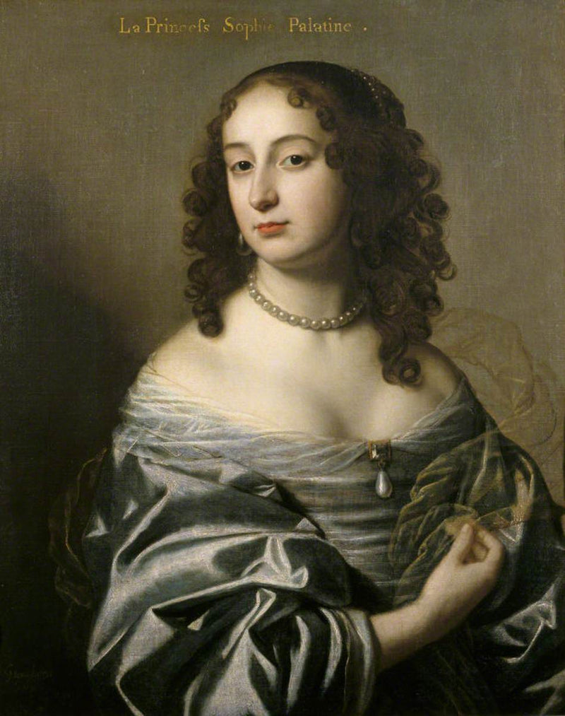 Electrice Sophie, Pfälzische Prinzessin, Ehefrau von Ernst August, Kurfürst von Hannover (1630-1714) - Gerrit van Honthorst
