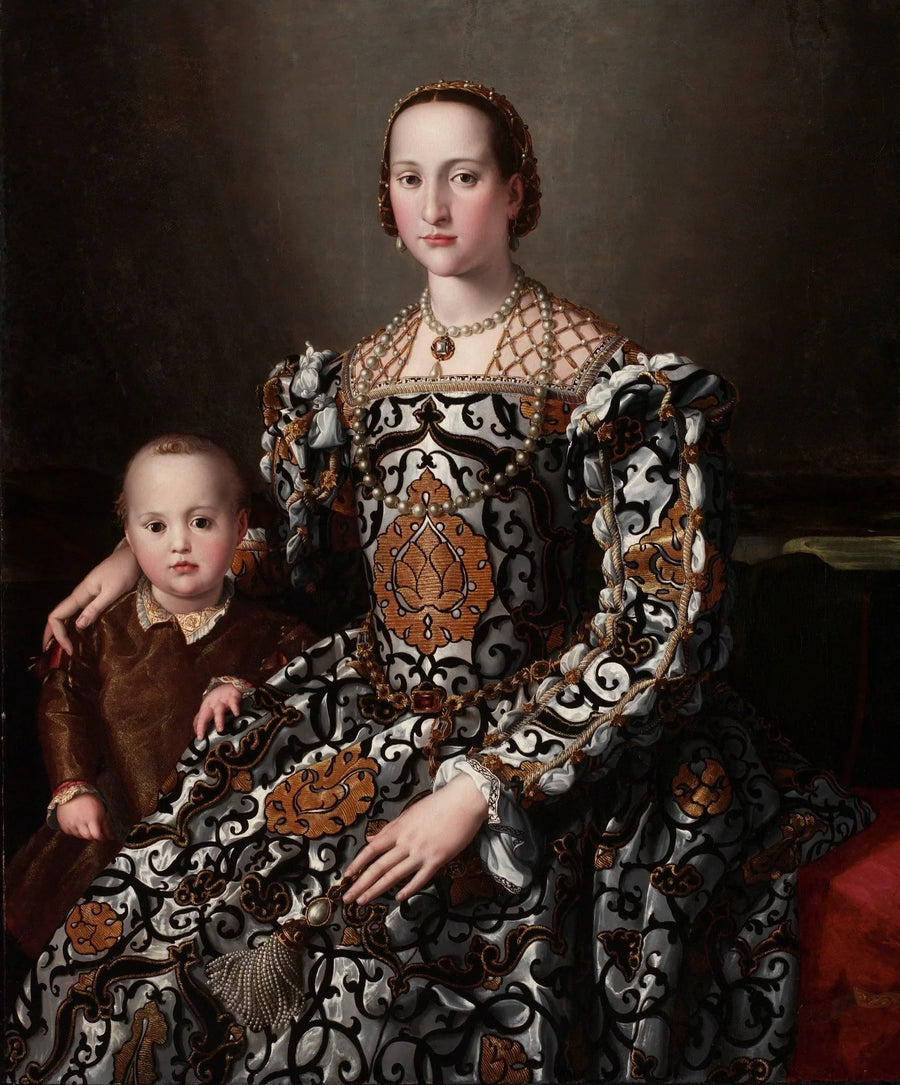 Eleonore von Toledo und ihr Sohn - Bronzino
