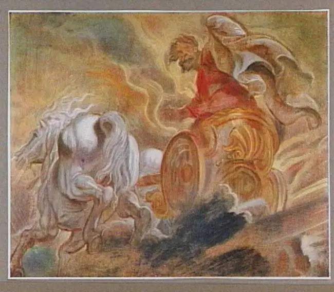 Elia wird im Wagen in den Himmel entrückt - Peter Paul Rubens