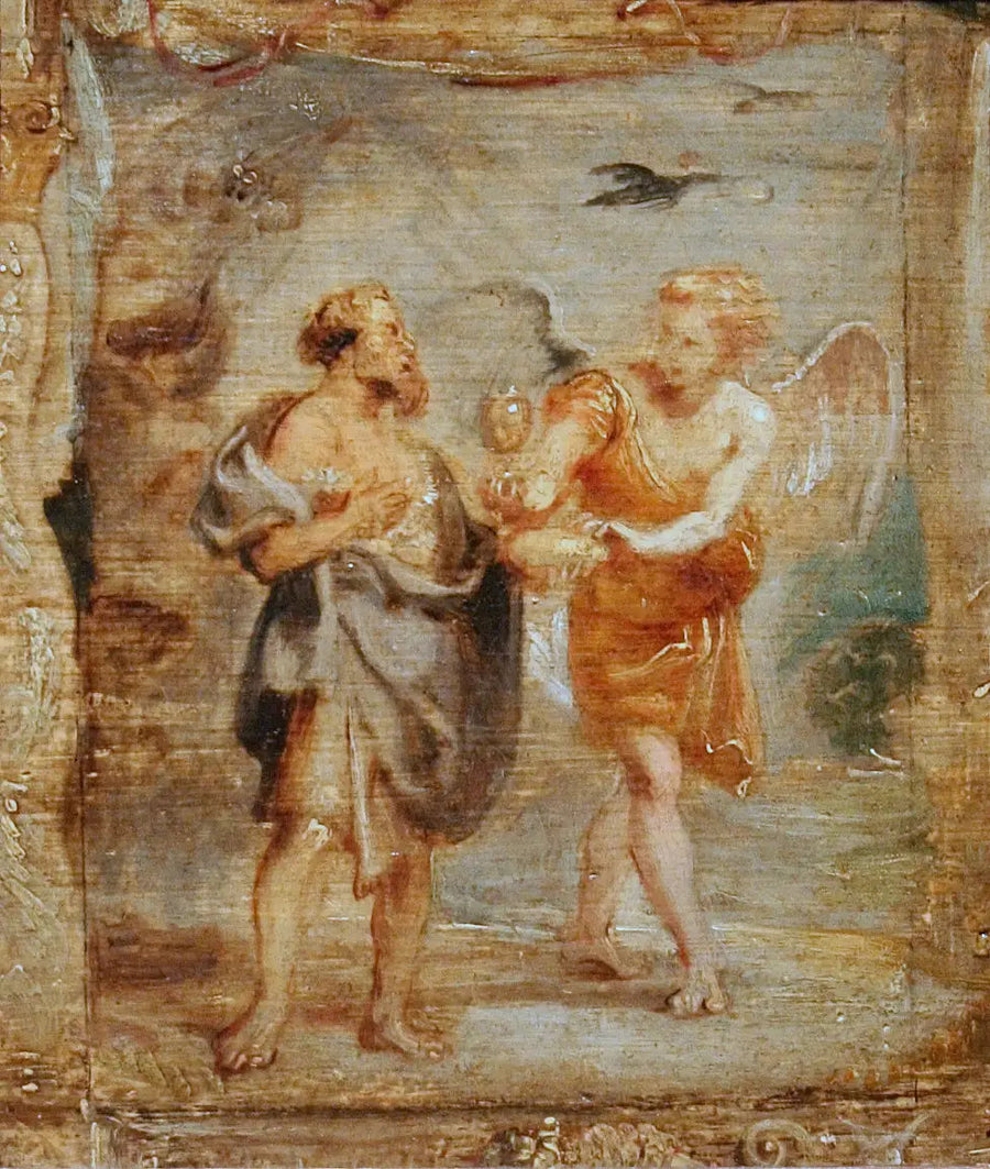 Elia und der Engel - Peter Paul Rubens