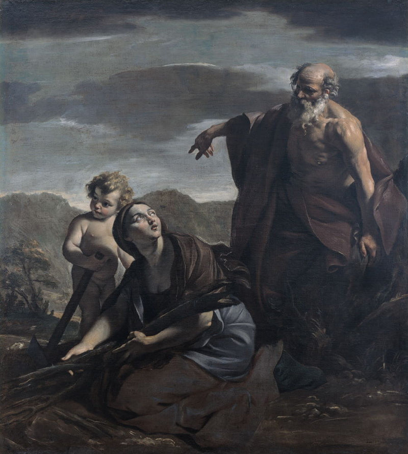 Elia und die Witwe von Sarepta - Giovanni Lanfranco
