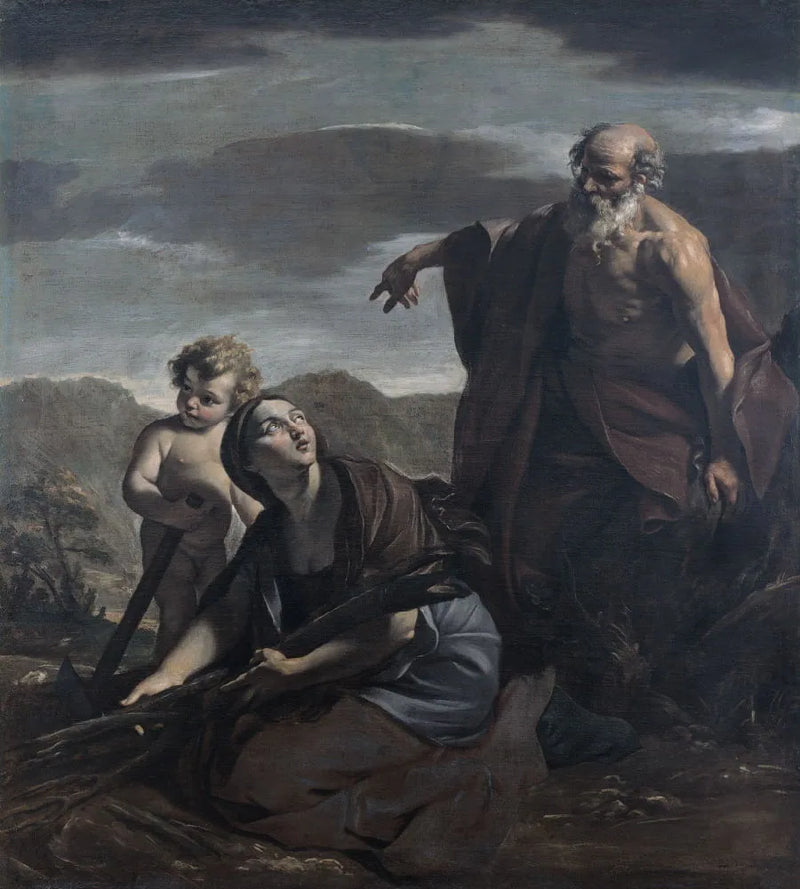 Elia und die Witwe von Sarepta - Giovanni Lanfranco