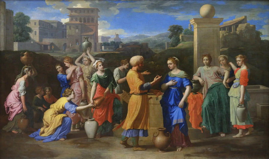 Eliezer und Rebecca - Nicolas Poussin