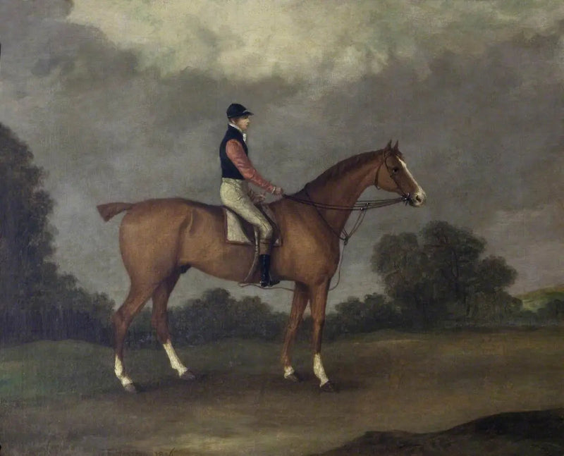 Elis', un brauner pferd, geritten von J. Day - John Frederick Herring, Sr.