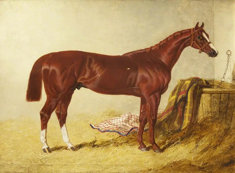 Elis, Sieger des St Leger Stakes, 1836, in einem separaten Stall - John Frederick Herring, Sr.
