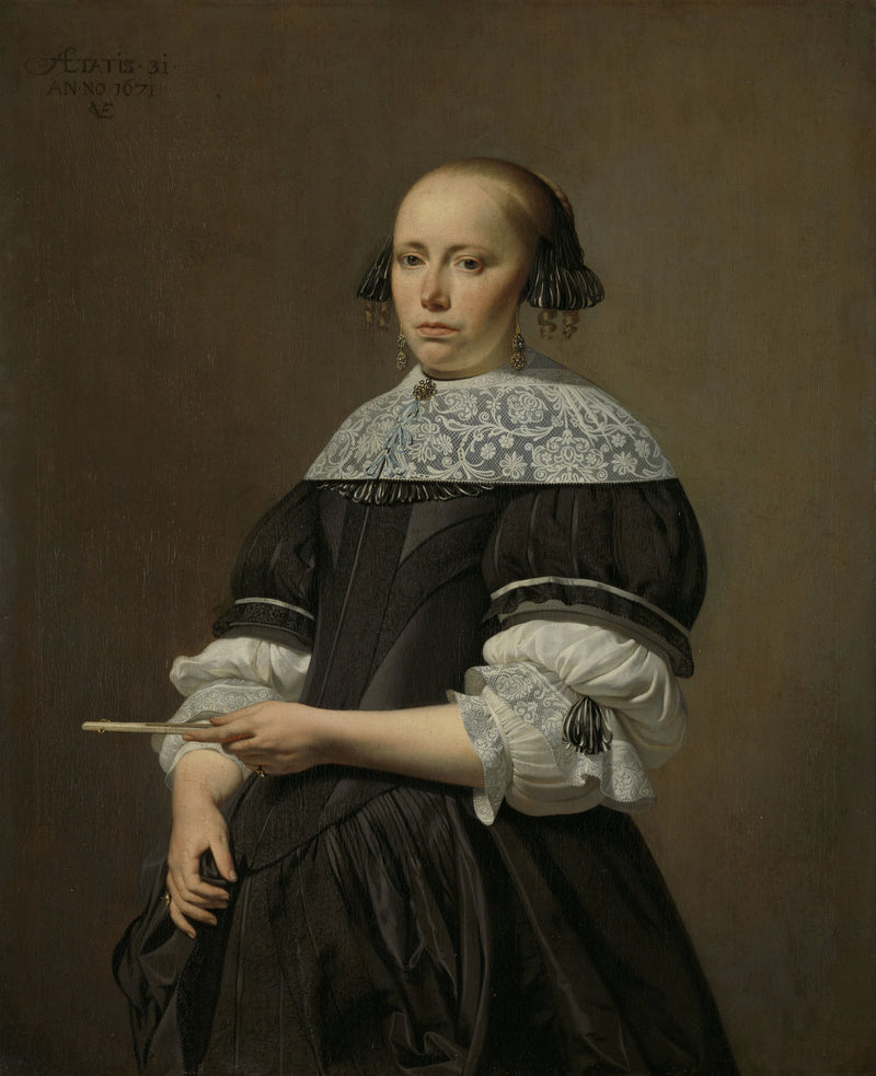 Élisabeth van Kessel (1640-1717). Épouse de Willem Jacobsz Baert - Caesar van Everdingen