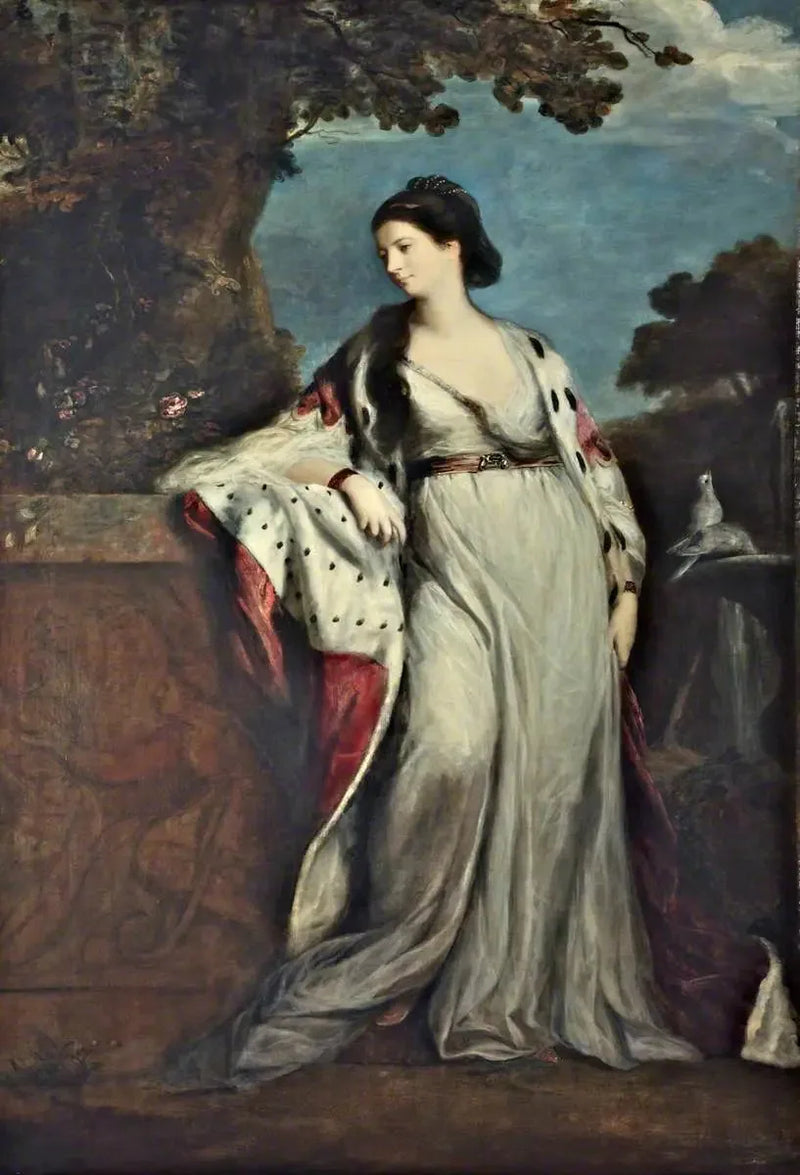 Elizabeth Gunning (1733–1790), Herzogin von Hamilton und Argyll - Joshua Reynolds