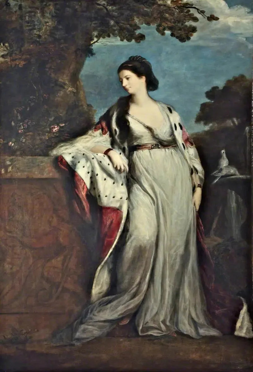 Elizabeth Gunning (1733–1790), Herzogin von Hamilton und Argyll - Joshua Reynolds