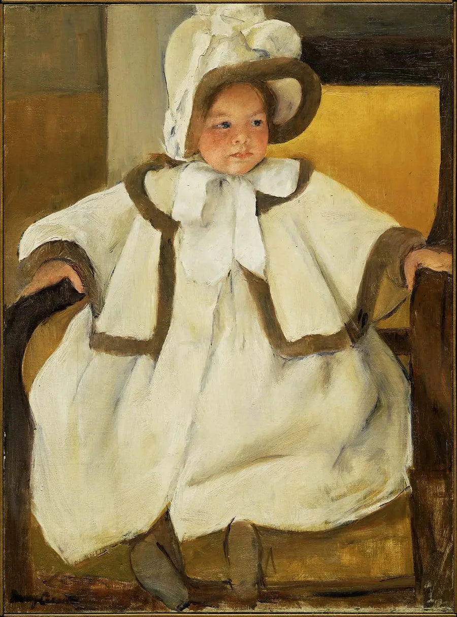 Ellen Mary in weißer Bluse - Mary Cassatt