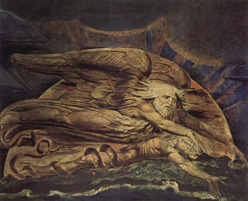 Elohim schafft Adam - William Blake