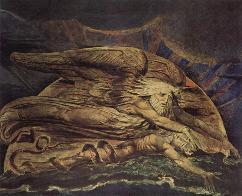 Elohim schafft Adam - William Blake