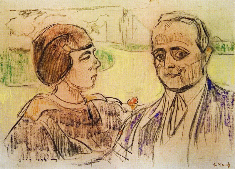 Elsa und Curt Glaser - Edvard Munch