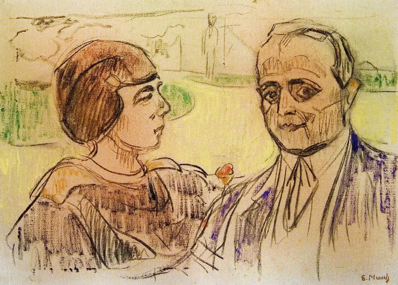 Elsa und Curt Glaser - Edvard Munch