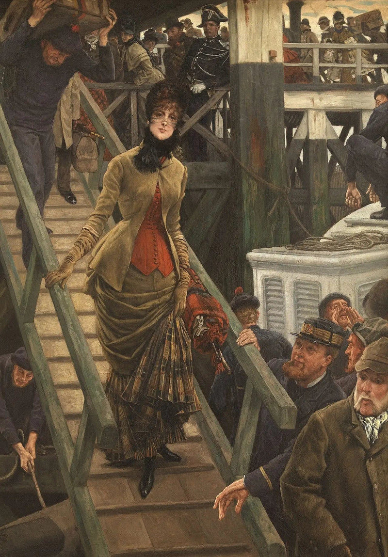 Einschiffung in Calais - James Tissot