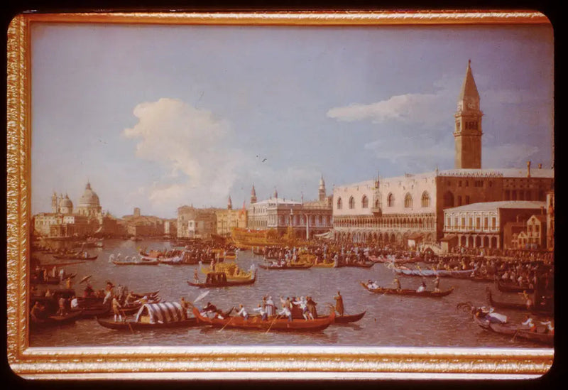 Einschiffung des Dogen von Venedig, für die Hochzeitszeremonie der Adria - Canaletto