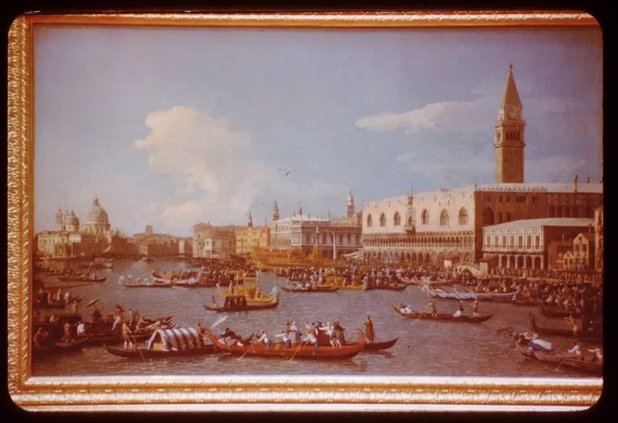 Einschiffung des Dogen von Venedig, für die Hochzeitszeremonie der Adria - Canaletto