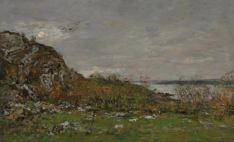 Mündung des Elorn in der Nähe von Brest - Eugène Boudin