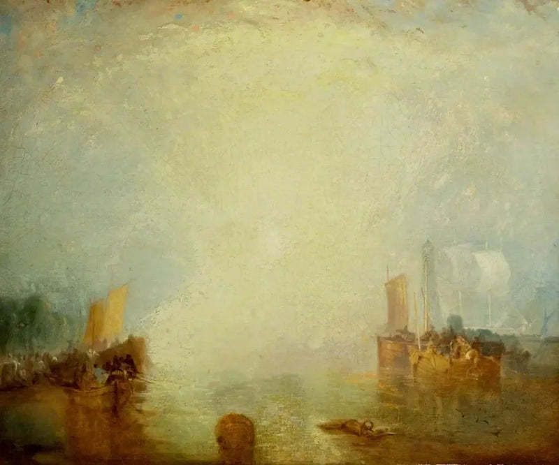 Auswanderer, die in Margate an Bord gehen - J. M. W. Turner