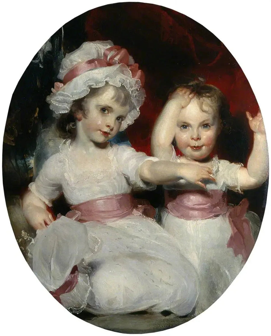 Emily und Harriet Lamb Kinder - Thomas Lawrence