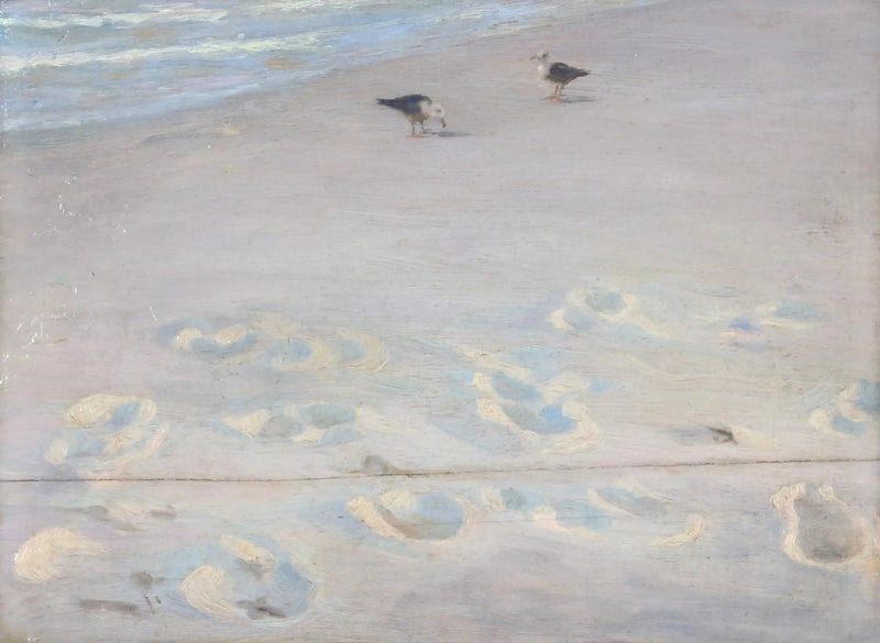 Fußabdrücke im Sand - Peder Severin Krøyer